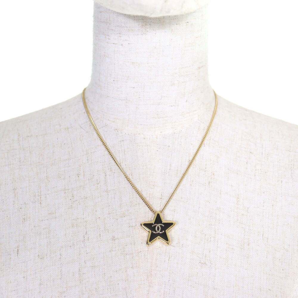 CHANEL Black Logo Necklace - Picture 3 of 9